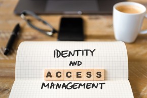 Notepad which reads Identity and Access Management
